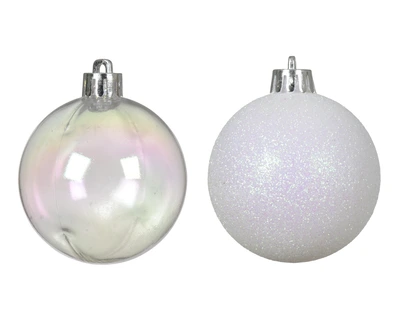 Bauble Polystyrene Transparent/Iris D.6cm - image 1
