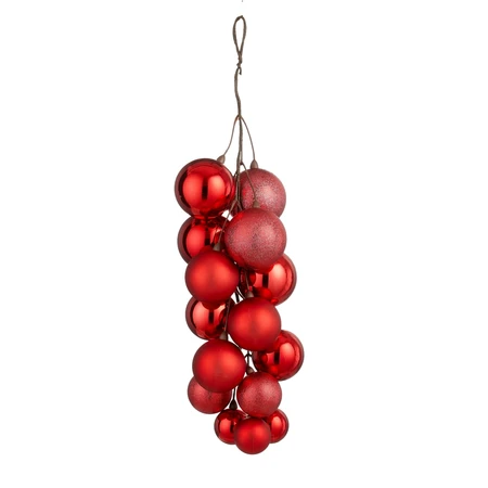 Bauble Unbreakable Bundle Red L16Xw16Xh46Cm