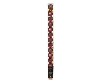 Baubles Polystyrene Dark Rose D.3cm - image 2