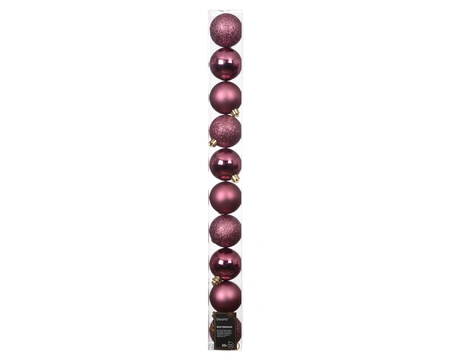 Baubles Polystyrene Dark Rose D.6cm - image 2