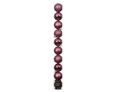 Baubles Polystyrene Dark Rose D.6cm - image 2