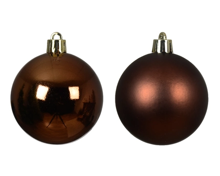 Baubles Polystyrene espresso dia6cm - image 2