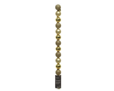 Baubles Polystyrene Light Gold D.3cm - image 3