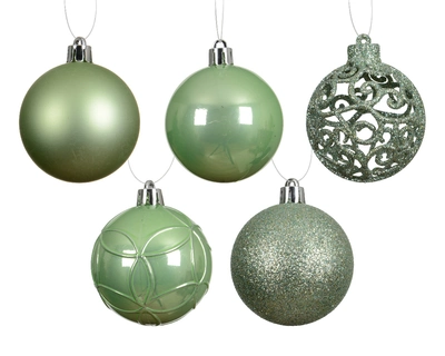 Baubles Polystyrene matcha green dia6cm - image 2