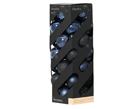 Baubles Polystyrene night blue dia6cm - image 1