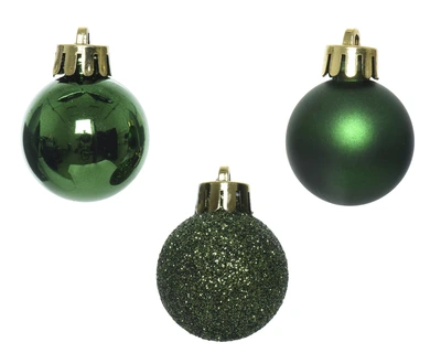 Baubles Polystyrene Pine Green D.3cm - image 1