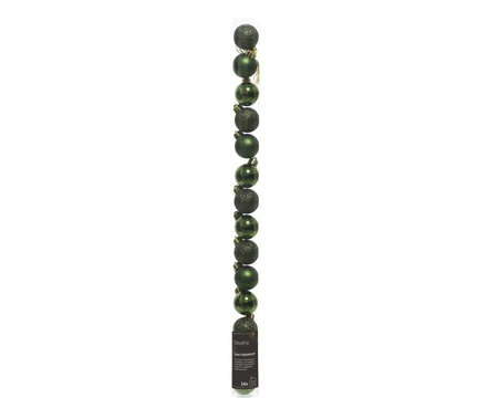 Baubles Polystyrene Pine Green D.3cm - image 2