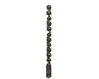 Baubles Polystyrene Pine Green D.3cm - image 2