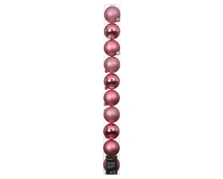 Baubles Polystyrene Pink Blossom D.6cm - image 2