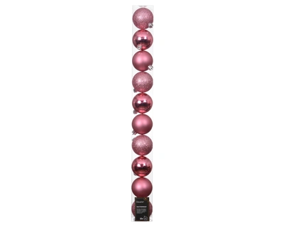 Baubles Polystyrene Pink Blossom D.6cm - image 2