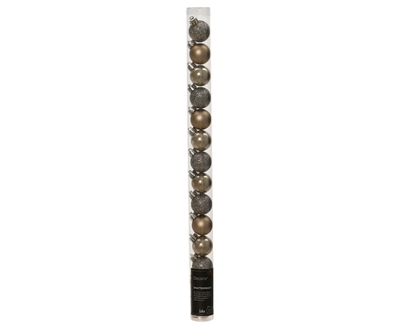 Baubles Polystyrene Smokey Pearl D.3cm - image 2