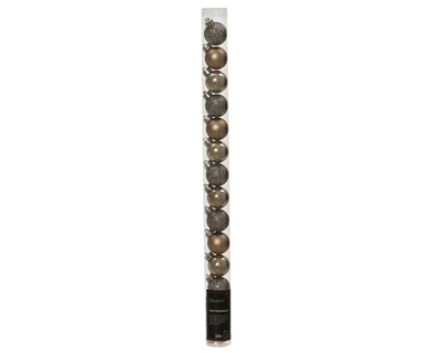 Baubles Polystyrene Smokey Pearl D.3cm - image 2