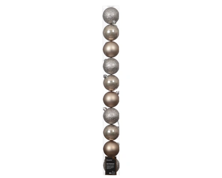 Baubles Polystyrene Smokey Pearl D.6cm - image 2