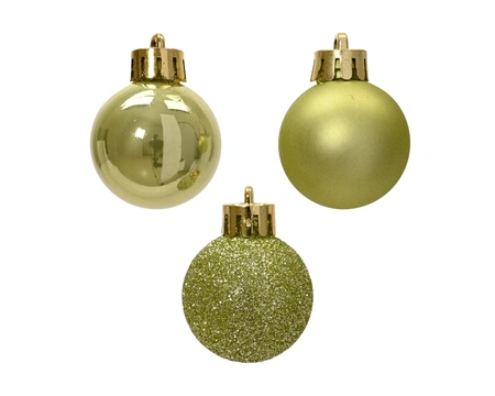 Baubles Polystyrene Warm Pistachio D.3cm - image 1