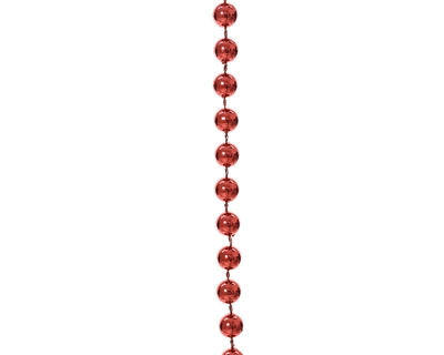 Bead Garland Plastic Dia0.8-L1000Cm Christmas Red - image 2