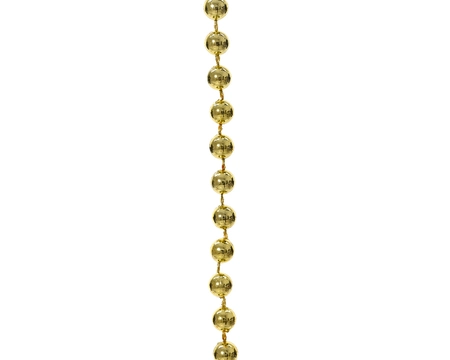 Bead Garland Plastic Shiny Light Gold L.1000cm D.0.8cm - image 2