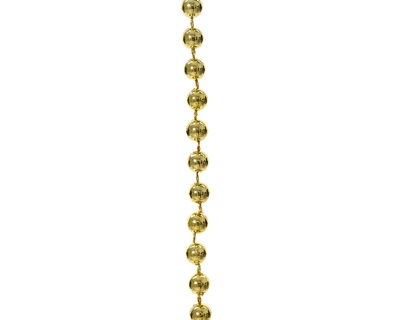 Bead Garland Plastic Shiny Light Gold L.1000cm D.0.8cm - image 2