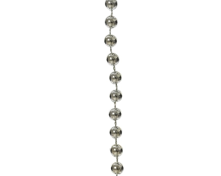 Bead Garland Plastic Shiny Silver L.1000CmD.0.8Cm - image 2
