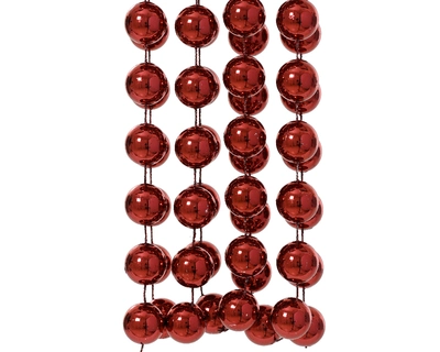 Bead Garland Xxl Polystyrene oxblood L2.7m - image 1