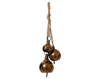 Bell Iron With Cut Out antique copper H57.50cm