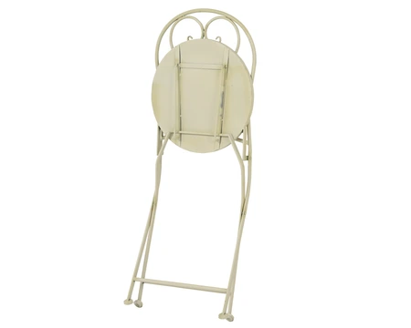 Bistro Table Geneva Mosaic Stone Outdoor Cream D.58Cm - image 4