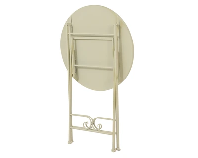 Bistro Table Geneva Mosaic Stone Outdoor Cream D.58Cm - image 5