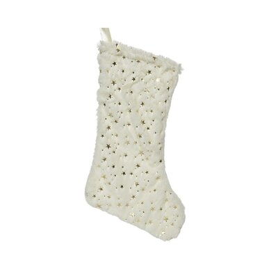 BL Stocking Polyester L28-W45-H0.3Cm White/Gold
