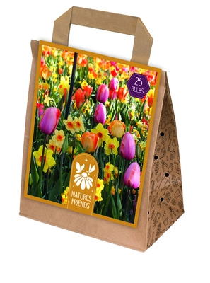 Blooms, Bees & Butterflies Landscape Garden Pastel Shades