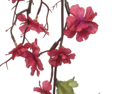 Blossom Peach Blossom Polyester Garland Fuchsia H.187Cm - image 2