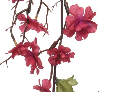 Blossom Peach Blossom Polyester Garland Fuchsia H.187Cm - image 2