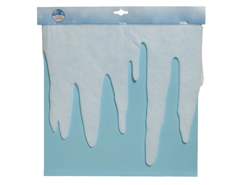 Border Icicle Polyester White