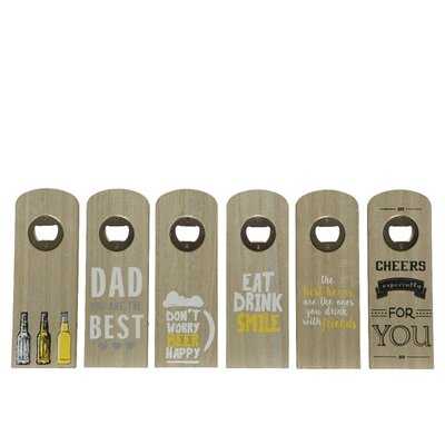 Bottle Opener Mdf W Beer Asst