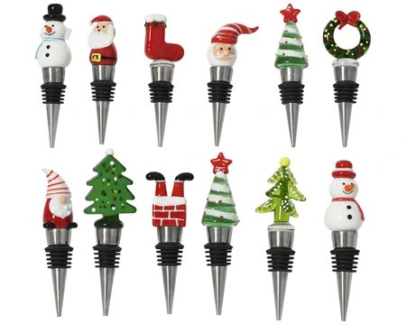 Bottle Stopper Stainl Steel Multi H.28cm - image 1
