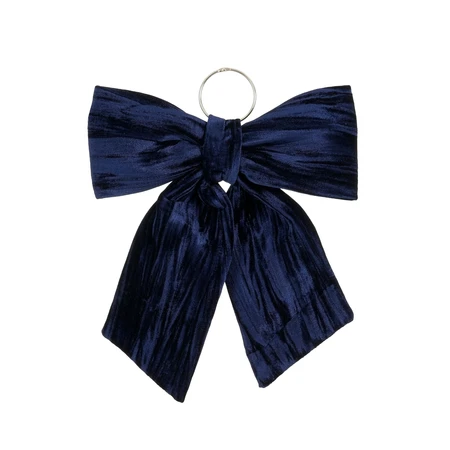 Bow D. Blue L32Xw40Xh3Cm
