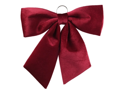 Bow Polyester red L48-W2-H52cm