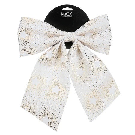 Bow White L28Xw34Xh3.5Cm