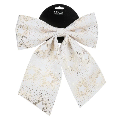 Bow White  L28Xw34Xh3.5Cm