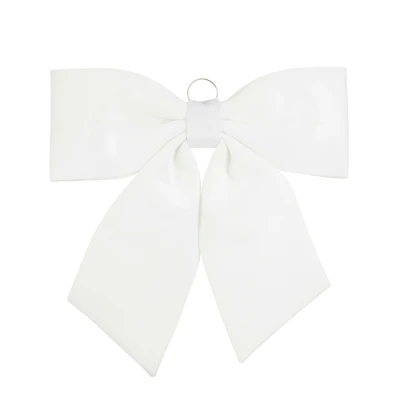 Bow White  L67Xw72Xh3.5Cm