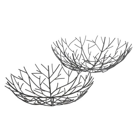 Bowl Nido Decoration Tree H 13cm black