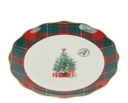Breakfast Plate Porcelain White D.20.5cm - image 1