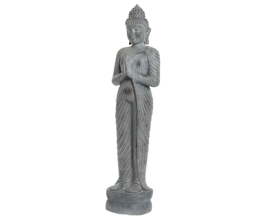 Buddha Poly Antique Outdoor H104cm Brown - image 2