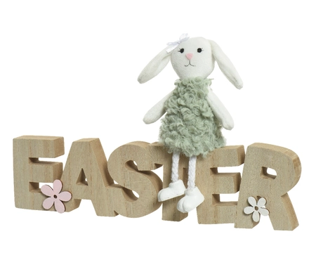 Bunny Polyester Plywood Flower