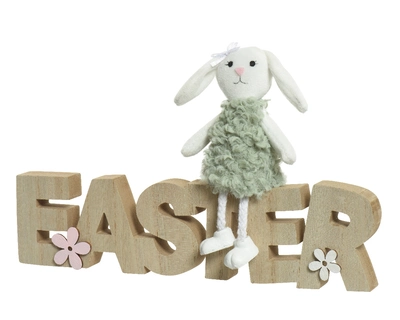Bunny Polyester Plywood Flower