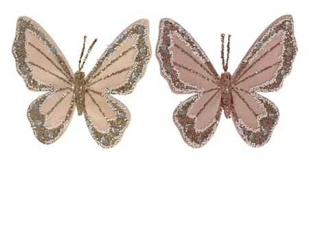 Butterfly Velvet Asst. L.16.5cm x W.16cm