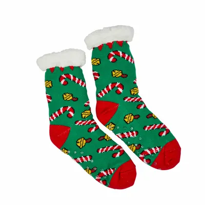Candy Cane SlipperSocks - image 3