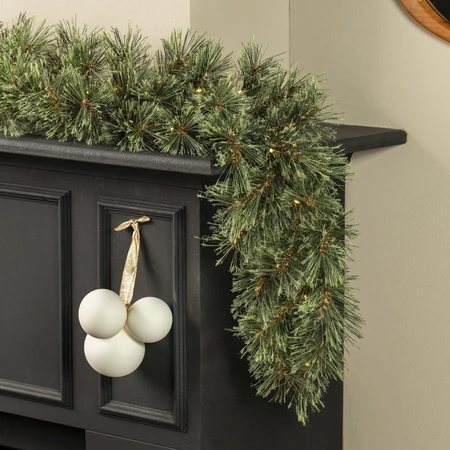 Cashmere Garland BO Prelit Green/WW L.270cm - image 3
