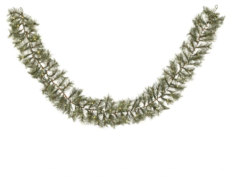 Cashmere Garland BO Prelit Green/WW L.270cm - image 1