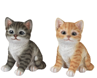 Cat Polyresin Assorted L13-W9.50-H15.50cm