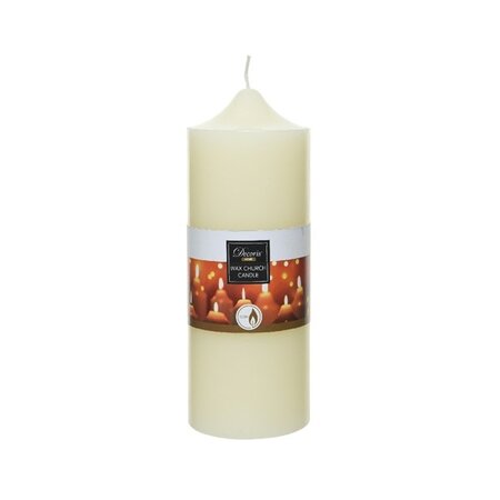 Church candle H20.00cm ivory - image 1