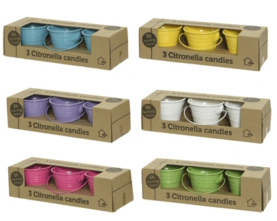 Citronella Candle Wax In Metal Bucket In Iron Bucket H.5.5Cm